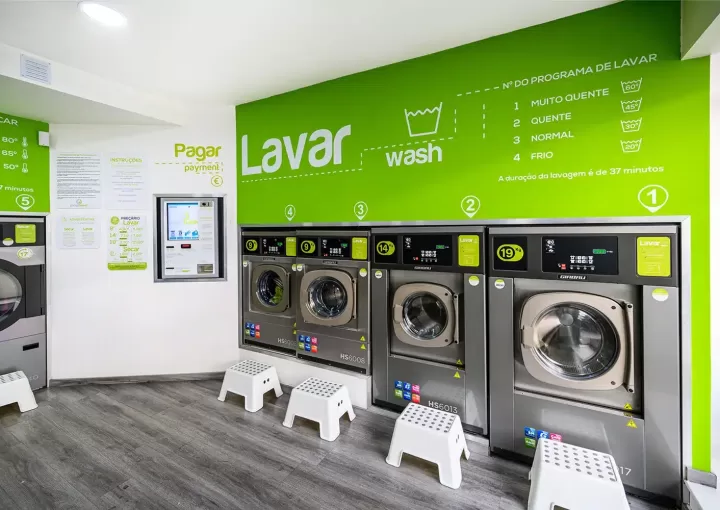 Lavandaria Self-Service Megawash para Franchising