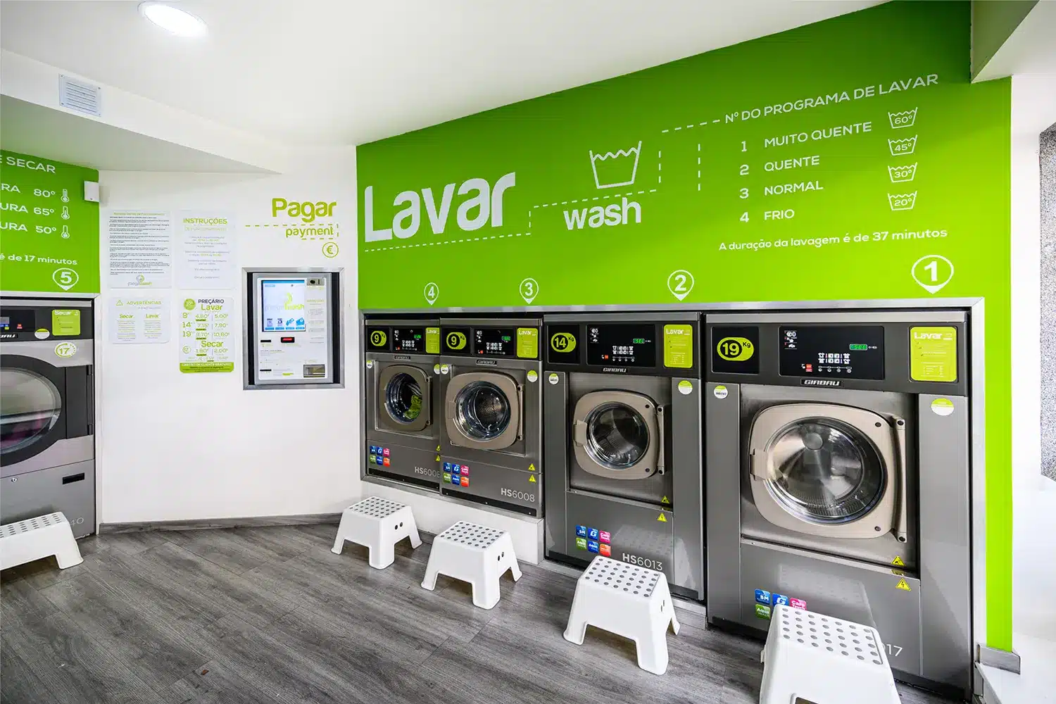 Lavandaria Self-Service Megawash para Franchising